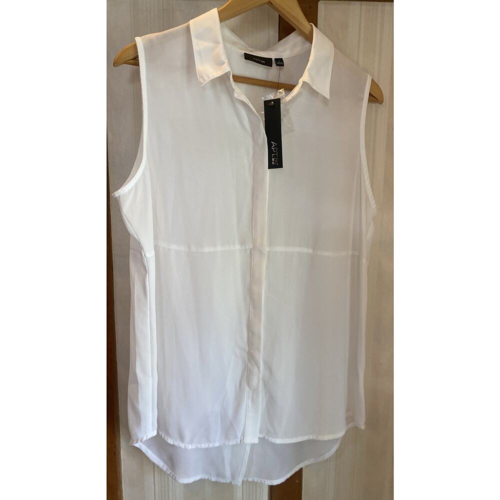 NWT APT 9 Blouse Tank Shirt Women’s Large $30